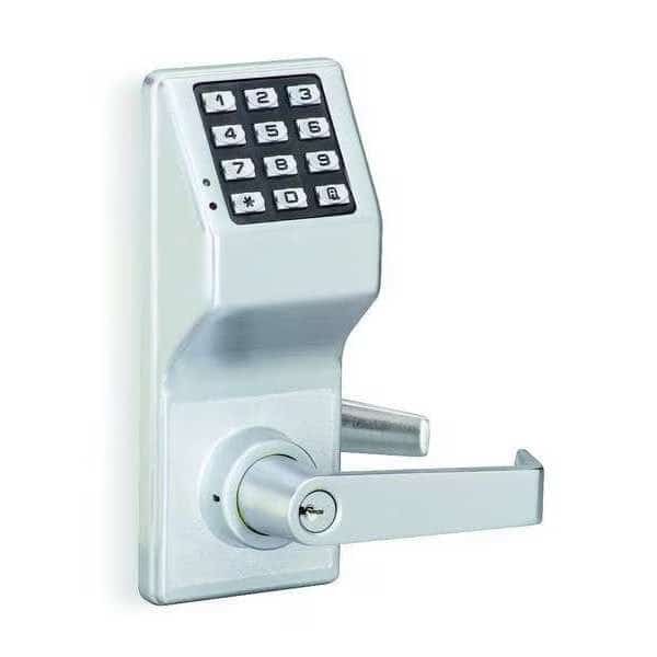 Electronic Lock,Satin Chrome,12 Button, Mfr#: DL2700WP US26D, TRILOGY BY ALARM LOCK