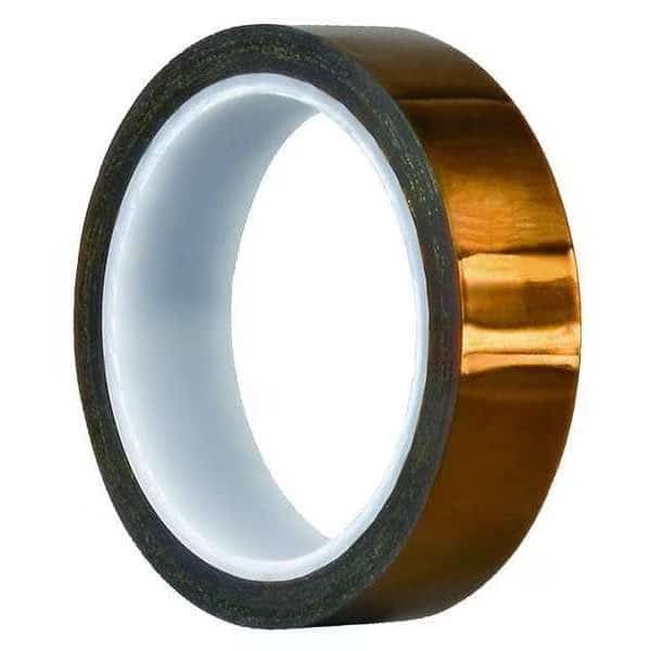 Film Tape, Polyimide, Amber, 1/4 In x 36 Yd