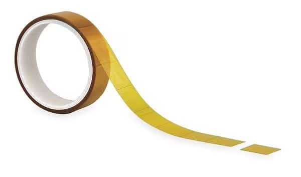 Film Tape, Polyimide, Amber, 1In x 1In, PK28, TAPECASE, Mfr# 16U723
