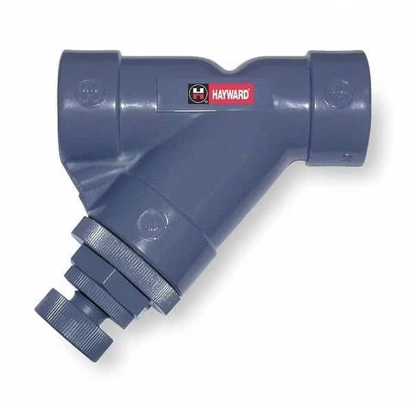 Y-Check Valve, Spring-Loaded, 3", PVC/EPDM, Threaded, Adjustable 2-15 psi, Hayward Flow Control, Mfr#: SLC10300TE