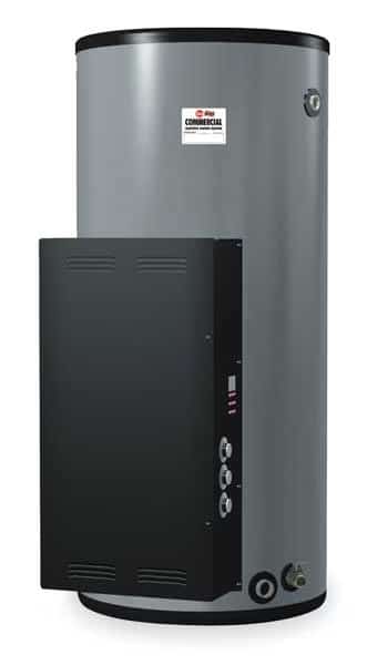 50 gal., Commercial Electric Water Heater, 208 VAC, 1 or 3 Phase, Rheem-Ruud, Mfr#: ES50-18-G
