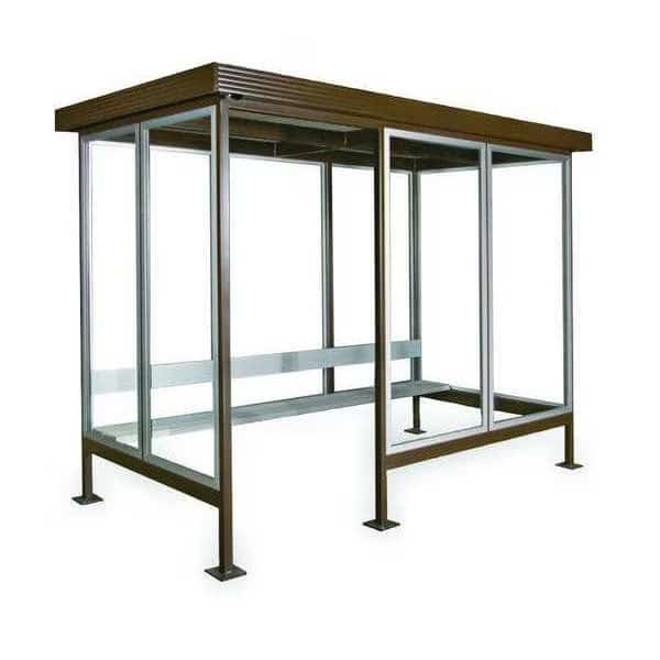 Smoking Shelter, H 93 1/2, W 120, w/Bench