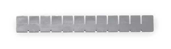 Short Drawer Tote Divider,1-7/8"H,Gry, Mfr#: MBA164, METRO
