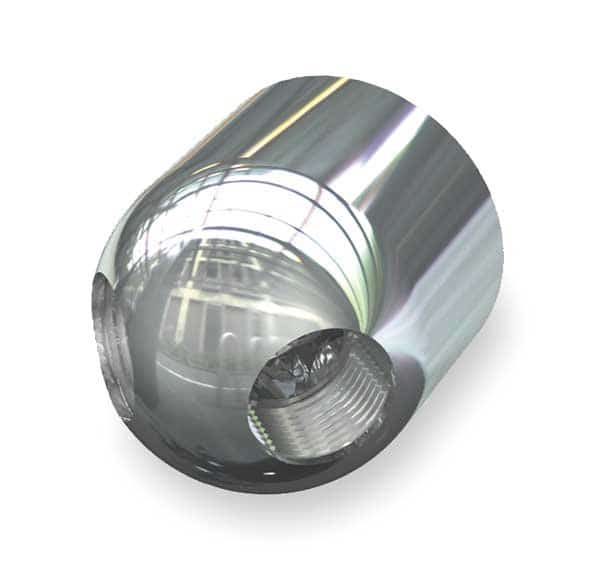 Double Wye Flange, 3/8 In, Brass