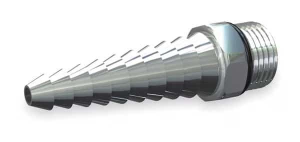 Serrated Hose End, 3/8 In
