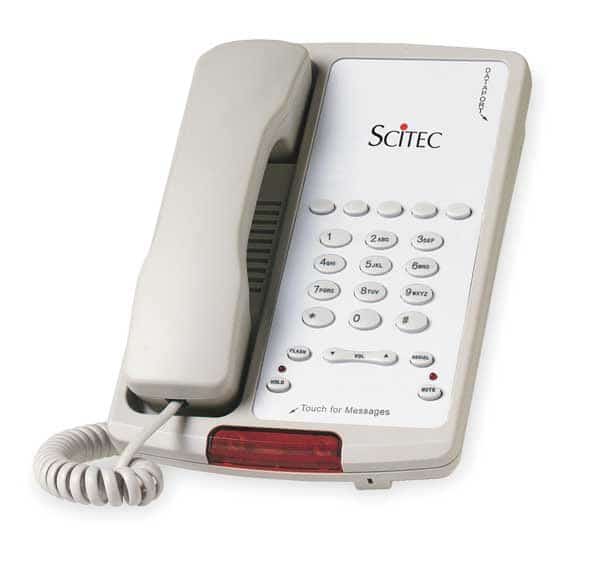 Hospitality Feature Phone, Ash, Mfr#: Aegis-5-08 (AS), CETIS