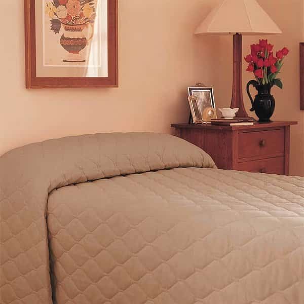 Bedspread,King,Khaki , Mfr#: MAINSPREAD KHAKI