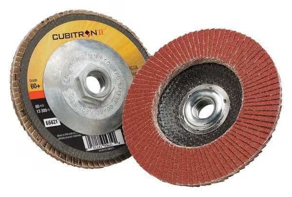 Flap Disc,T29,4-1/2in. x 5/8-11,60, Mfr#: 7100032359, 3M CUBITRON II