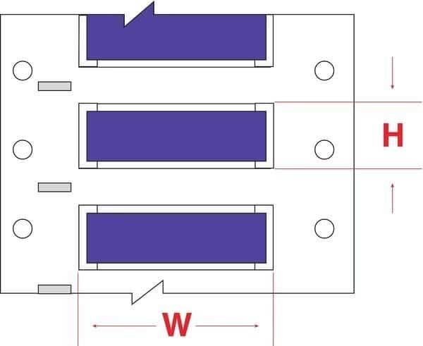Write On Violet Wire Marker Sleeves, PermaSleeve(R) Polyolefin, PS-250-150-VT-S, Brady, Mfr#: PS-250-150-VT-S