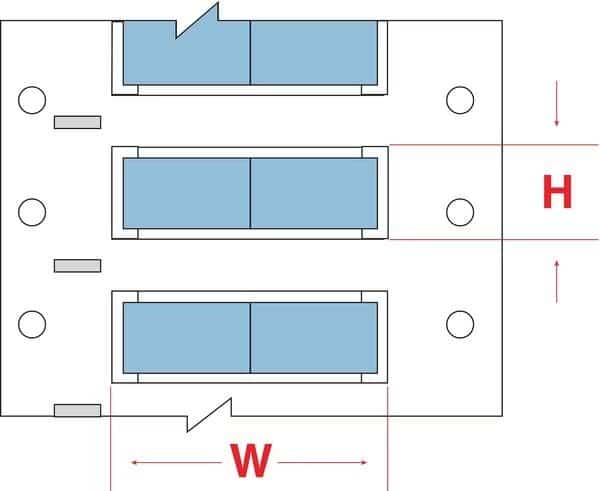 Write On Blue Wire Marker Sleeves, PermaSleeve(R) Polyolefin, PS-500-150-BL-S-2