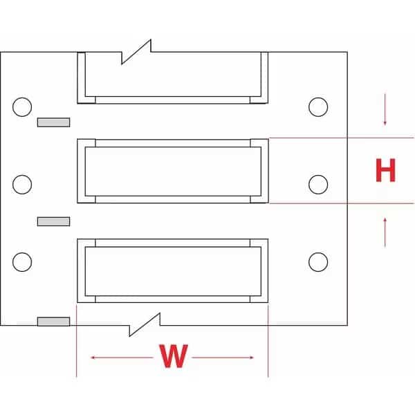 Write On White Wire Marker Sleeves, PermaSleeve(R) Polyolefin, LSZH-2000-2-WT-S, BRADY, Mfr# LSZH-2000-2-WT-S