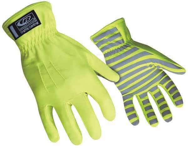 Mechanics Gloves,Hi-Vis Green,3XL,PR, Mfr#: 307-13, RINGERS GLOVES