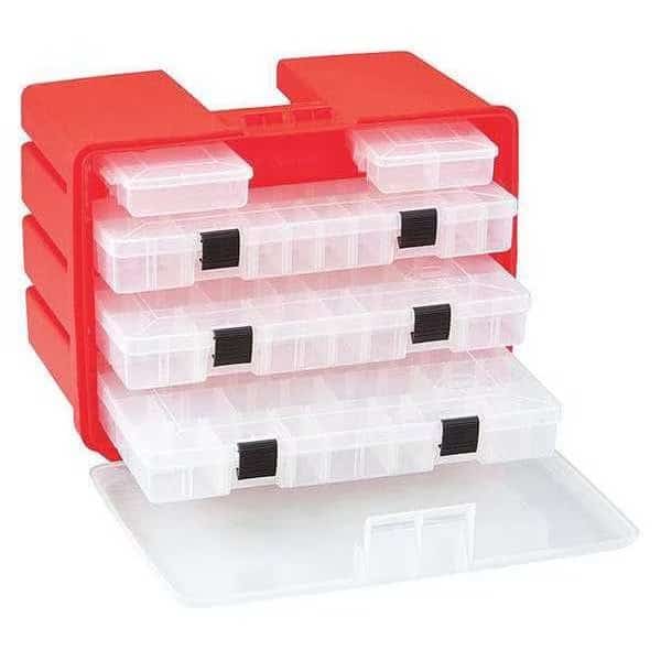 Parts Cabinet, 5 Compartment, Porsche Red
