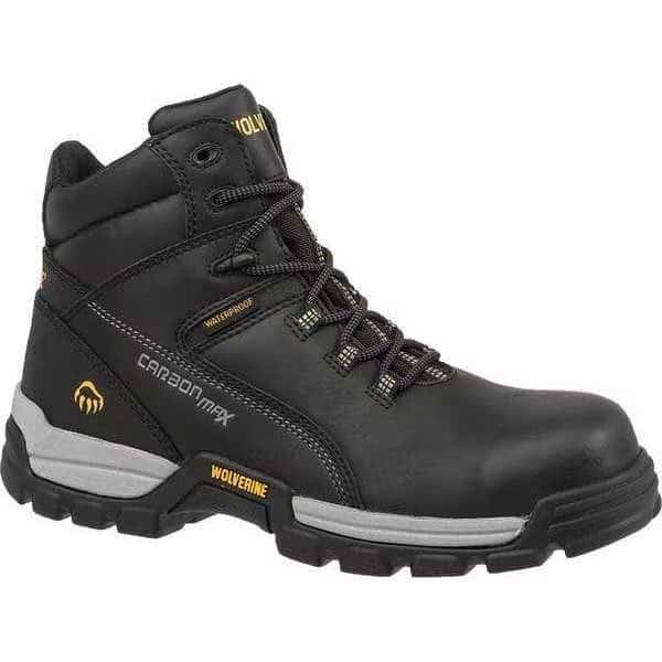 W10304, Men's 6 in Composite Toe 6-Inch Work Boot, Black, 10, EW, W10304