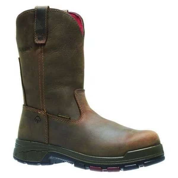 Cabor EPX, Men's 10 in Composite Toe Wellington Boot, Dark Brown, 9 1/2, EW, W10318
