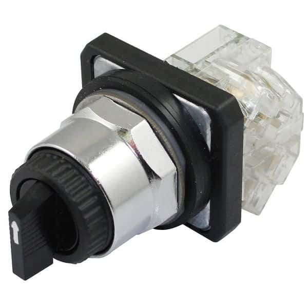 Non-Illum Selectr Swtch, 30mm, 3 Pos, Lever, DAYTON, Mfr# 30G303