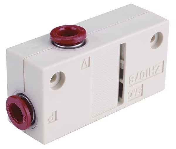 Vacuum Ejector, Inline, Box, 1/4 In Tube, SMC, Mfr# ZH10BSA-07-07