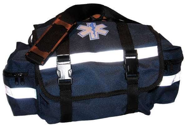 Response Bag, Polyester, 13 in L, 9 in W, Blue