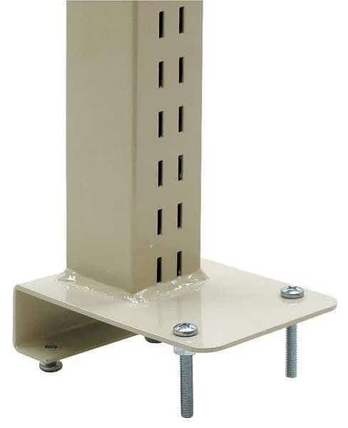 Upright Post, Steel, 500 lb., Gray, PK3
