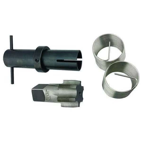 Free-Running Helical Insert Repair Kit, Helical Inserts, 2 1/4"-8, Plain Stainless Steel, 4 Inserts
