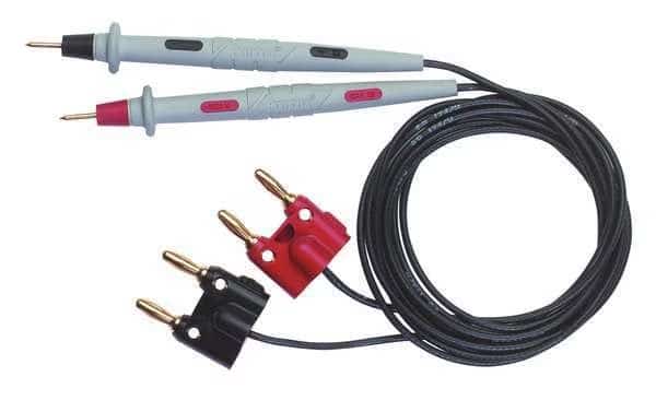 Test Probe Set, Black, Red, 30VAC/60VDC, Pomona Electronics, Mfr#: 6303