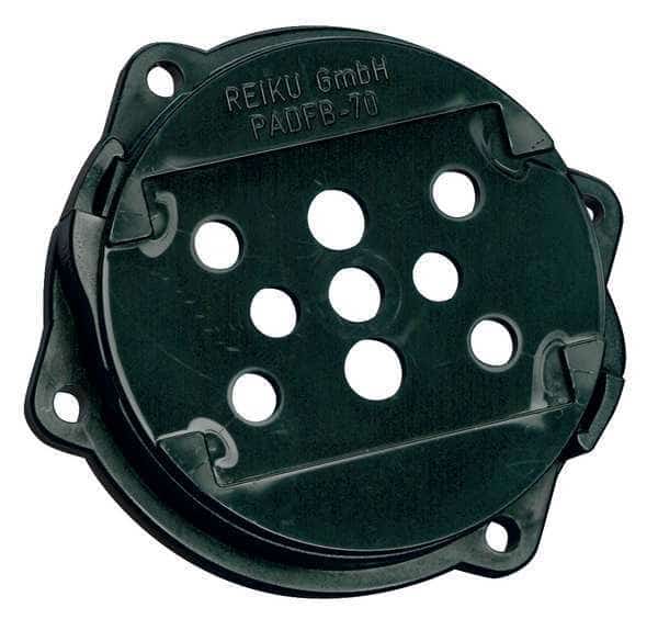 Flange, 2.750 in., Black, Polyamide