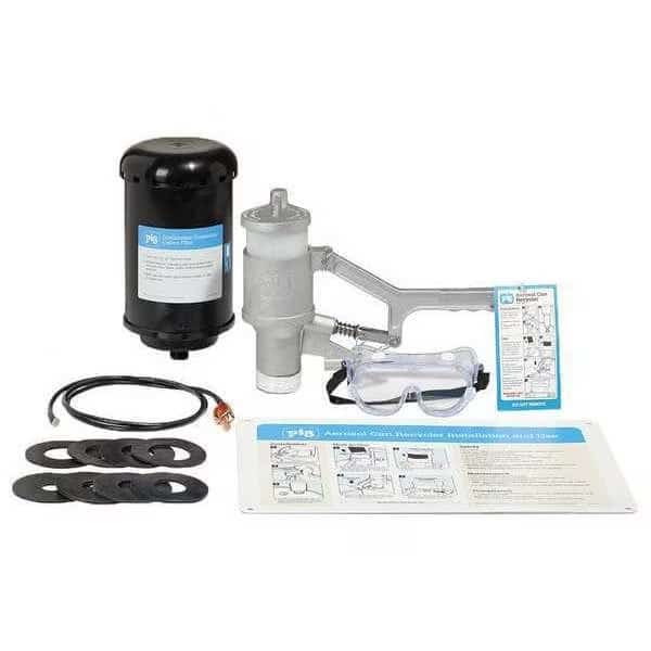 Aerosol Can Recycler,Gray/Blue, Mfr#: DRM1266, PIG