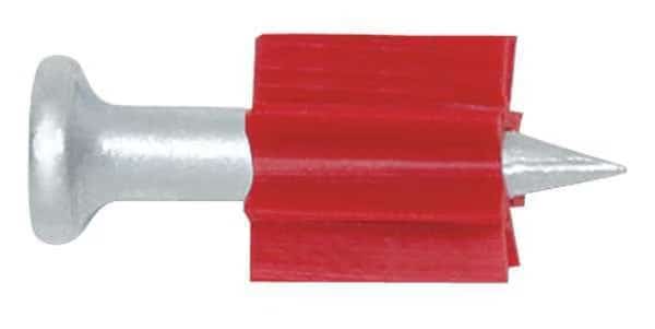 Drive Pin, 1/2 in., Silver, PK100