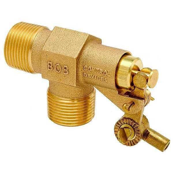 Float Valve,3/4in.,LF Brass,Pipe Mount, Mfr#: R400-3/4-LF, BOB