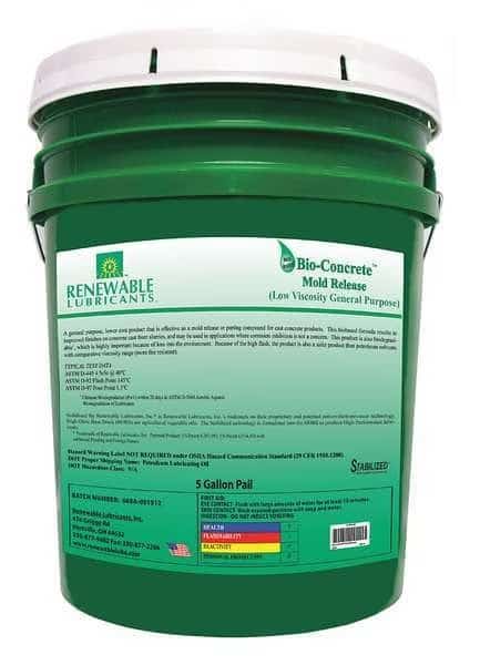 Mold Release, Biodegradable, 5 gal.