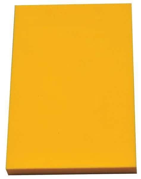 Foam Sheet, Crosslink, 24 in W, 48 in L, 1/8 in Thick, Yellow