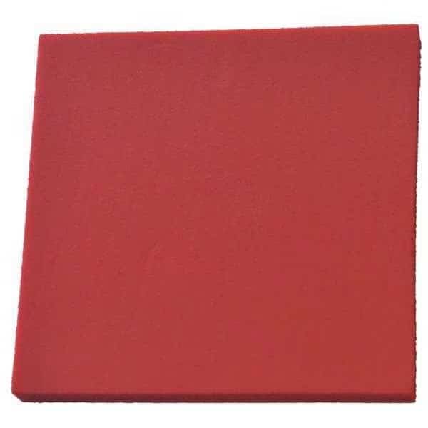 Foam Sheet, Crosslink, 48 in W, 48 in L, 1/4 in Thick, Red