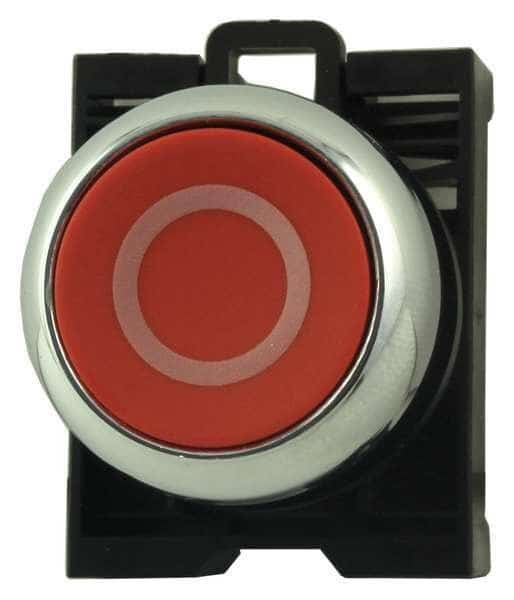 Push Button operator, 22 mm, Red, Eaton, Mfr#: M22M-D-R-X0