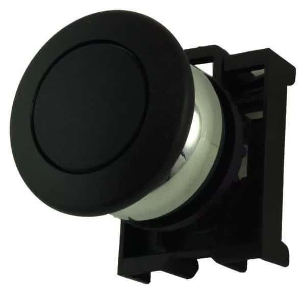 Push Button operator, 22 mm, Black, EATON, Mfr# M22M-DP-S