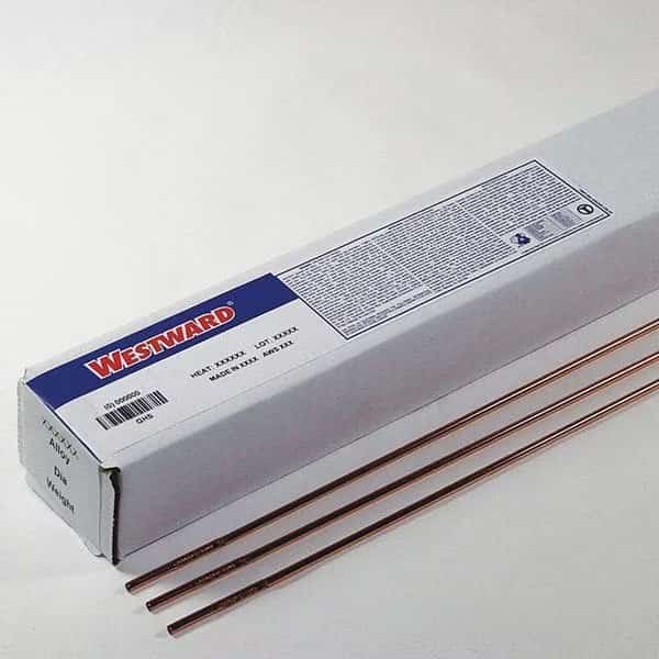 36'' TIG Welding Rod 0.035" Dia., AWS ER70S-2, 10 lb., WESTWARD, Mfr# 30XN78