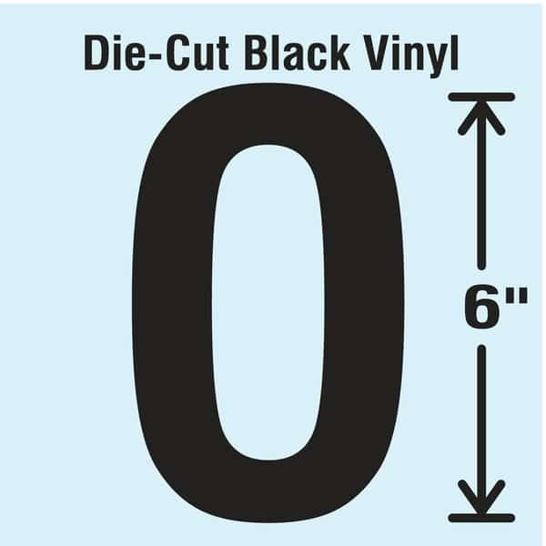 Die Cut Letter Label, O