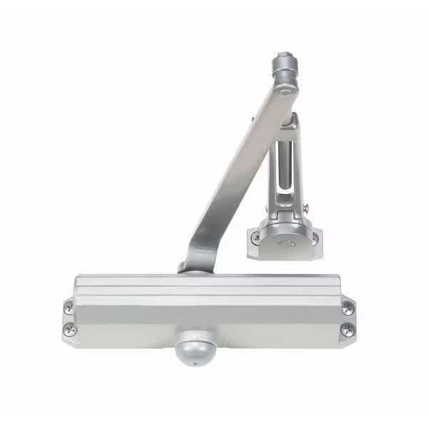 Manual, Hydraulic, Norton 1600, Door Closer, Heavy Duty Interior and Exterior, Gray
