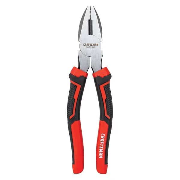 Lineman Pliers, Steel, Flat Jaw, 8 3/4" L