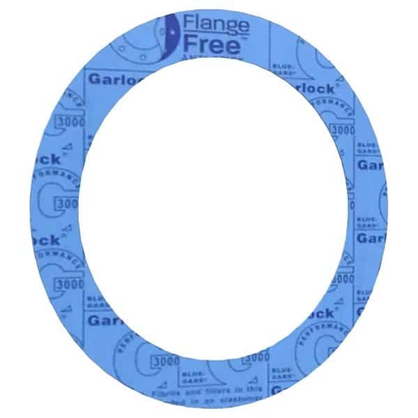 Ring Flange Gasket, Blue, 8 in Pipe Size, GARLOCK, Mfr# 3000RG-0300-062-0800