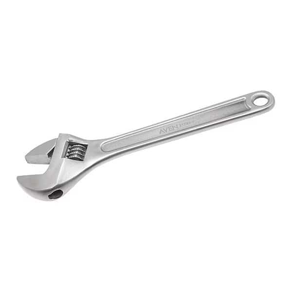 Adjustable Wrench, Stainless Steel, 8"