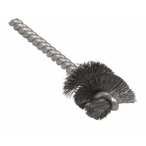 Burr Brush, .005, SS, 5/16" dia.