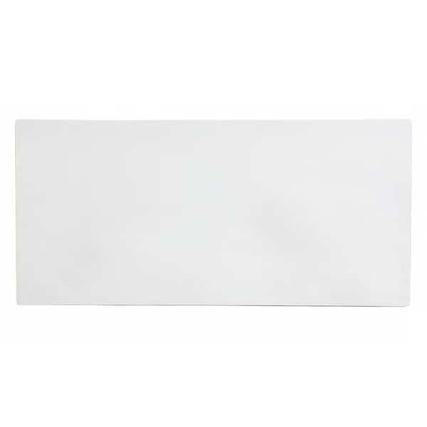 Mat, White, 16"x34", Rectangular, PK6