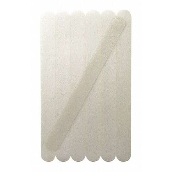 Fine Grade Anti Slip Strip Vinyl, Adhesive: Acrylic Clear, 3/4" W x 7-1/2" L, 0.027" Thick