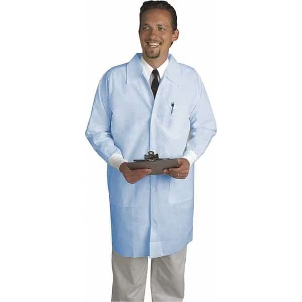 Lab Coat,Disposable,3 Pckts,3XL,PK30, Mfr#: LC-31632-6, ALPHAGUARD