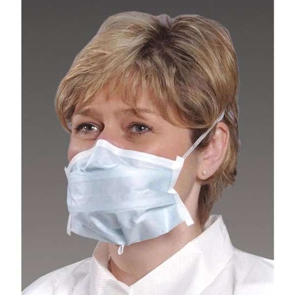 Disposable Face Mask, Blue, Universal, 300 PK
