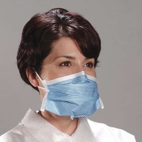 Disposable Face Mask, Blue, Universal, 300 PK