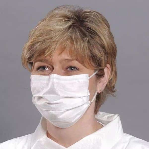 Disposable Face Mask, White, Universal, 500 PK