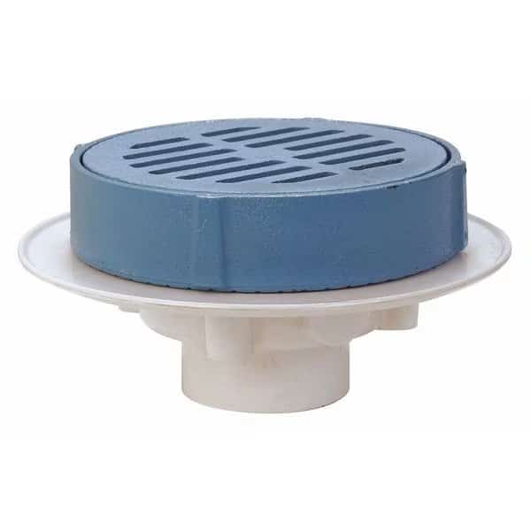 Floor Floor Drain, PVC and Cast Iron, 3", Hub