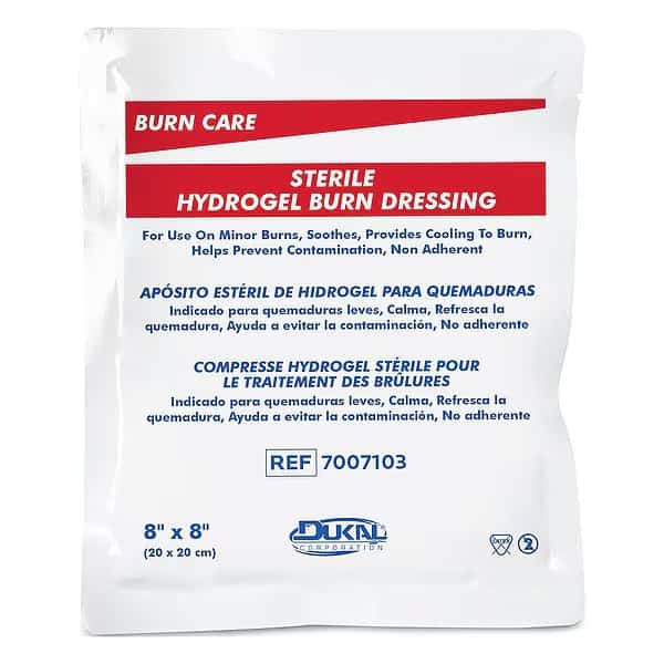 Burn Dressing, Sterile, White