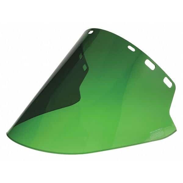 Faceshield, Hi Temp, Drk Green, Poly, 20"